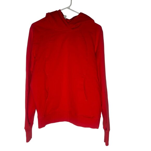 Lululemon Scuba Pullover Hoodie Women's Size 6 in Orange Red Excellent Condition - Picture 1 of 5